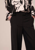 Primavera black cold wool pants Tara Jarmon