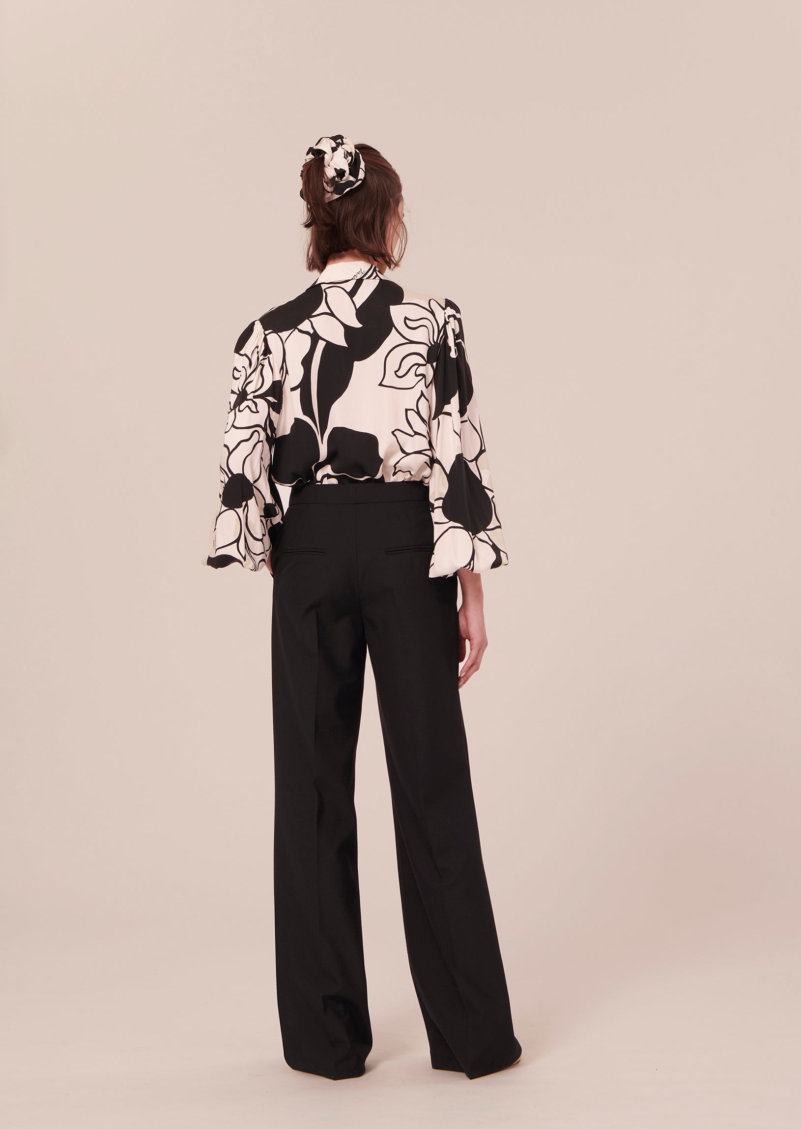 Primavera black cold wool pants Tara Jarmon