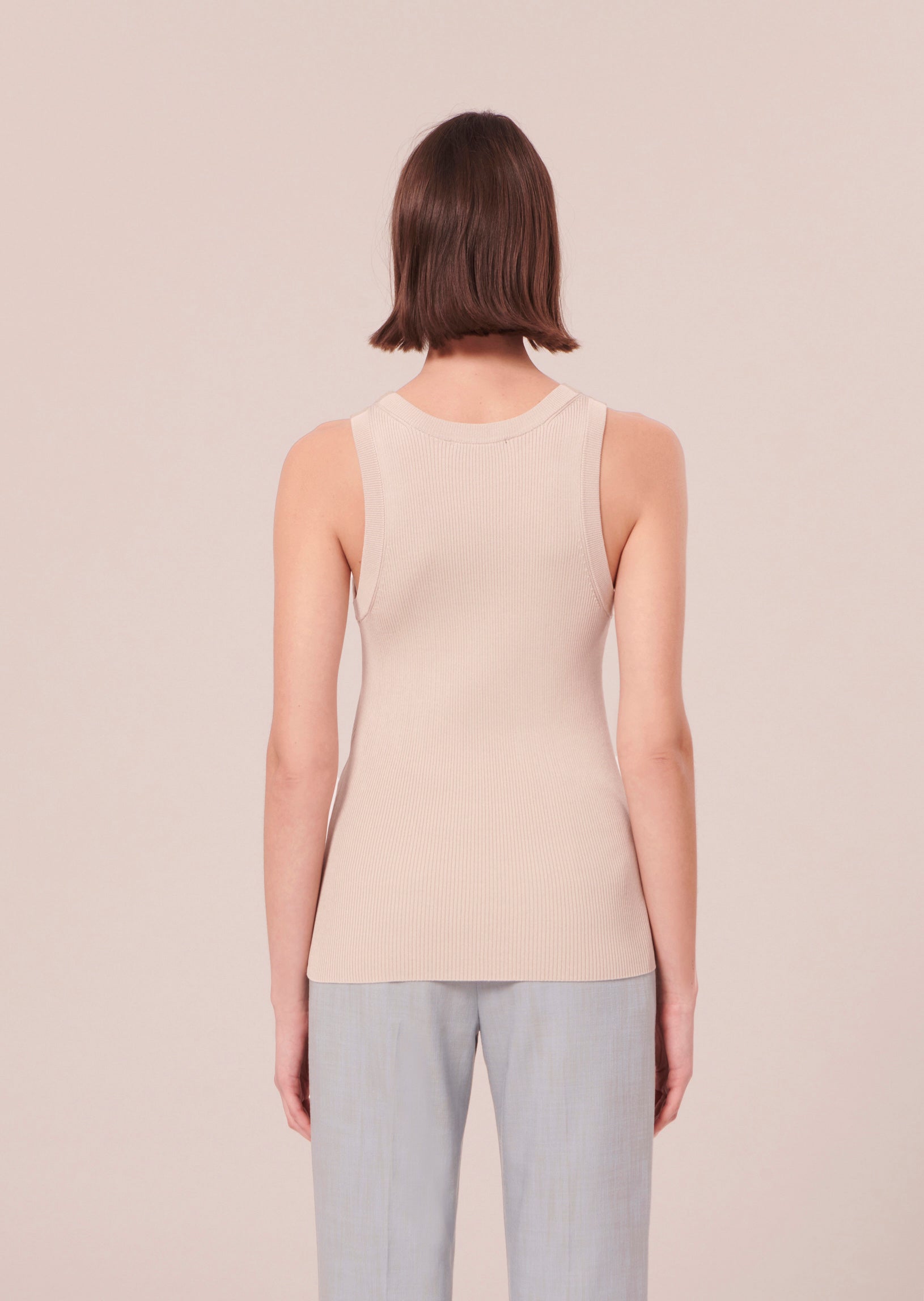 Pepite beige knit sweater Tara Jarmon