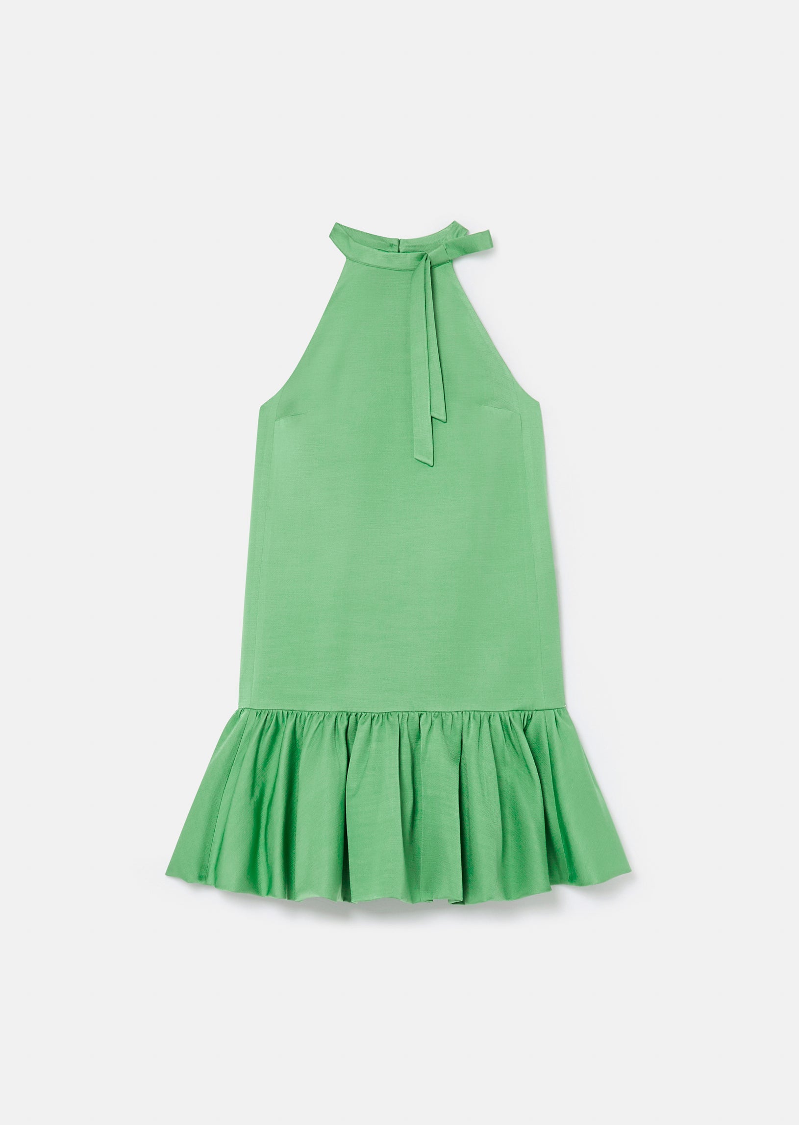 Riviera green satin dress Tara Jarmon