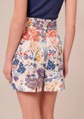 Shelby blue floral printed cotton shorts Tara Jarmon