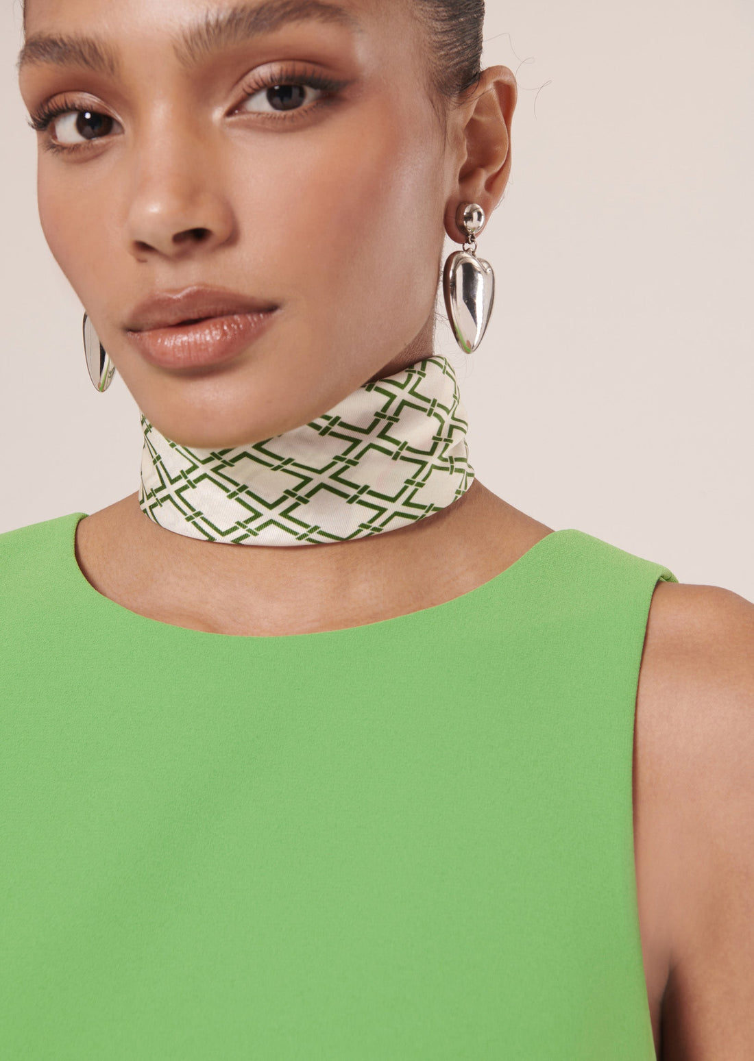 Tabo green crepe top by Tara Jarmon Lebanon
