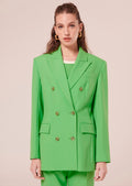 Viola green cold wool suit jacket Tara Jarmon