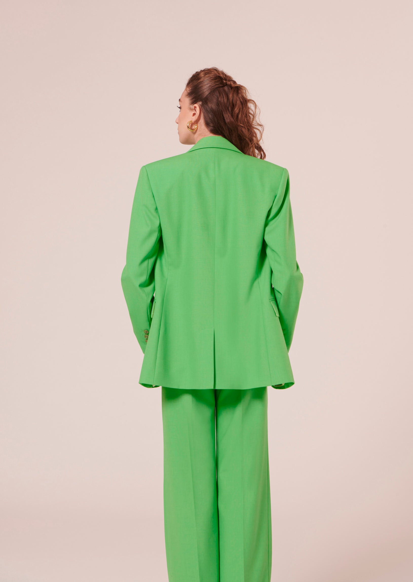 Viola green cold wool suit jacket Tara Jarmon