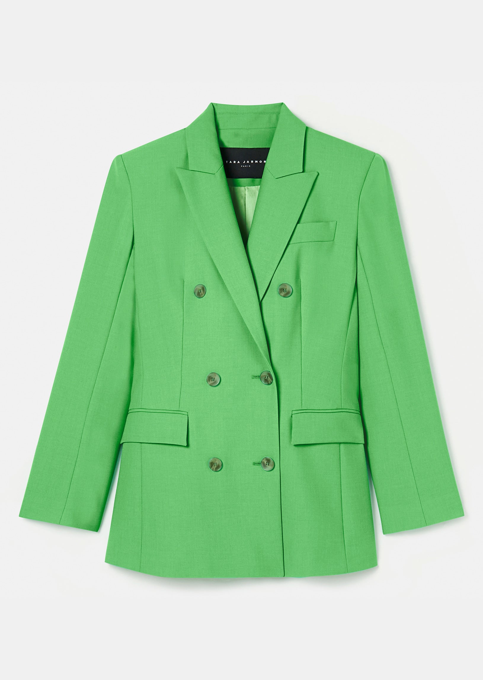 Viola green cold wool suit jacket Tara Jarmon