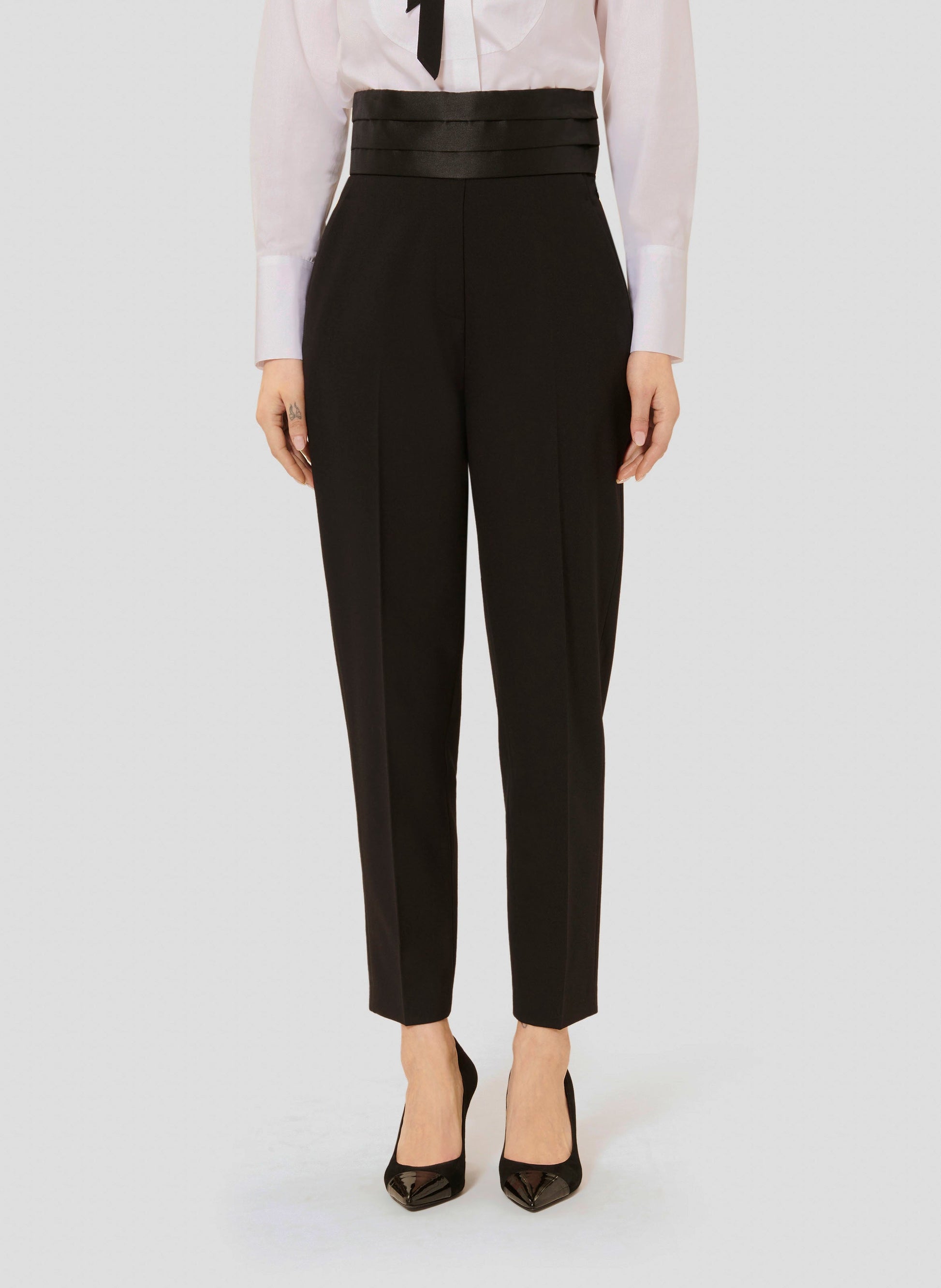 Paul black Wool Pants