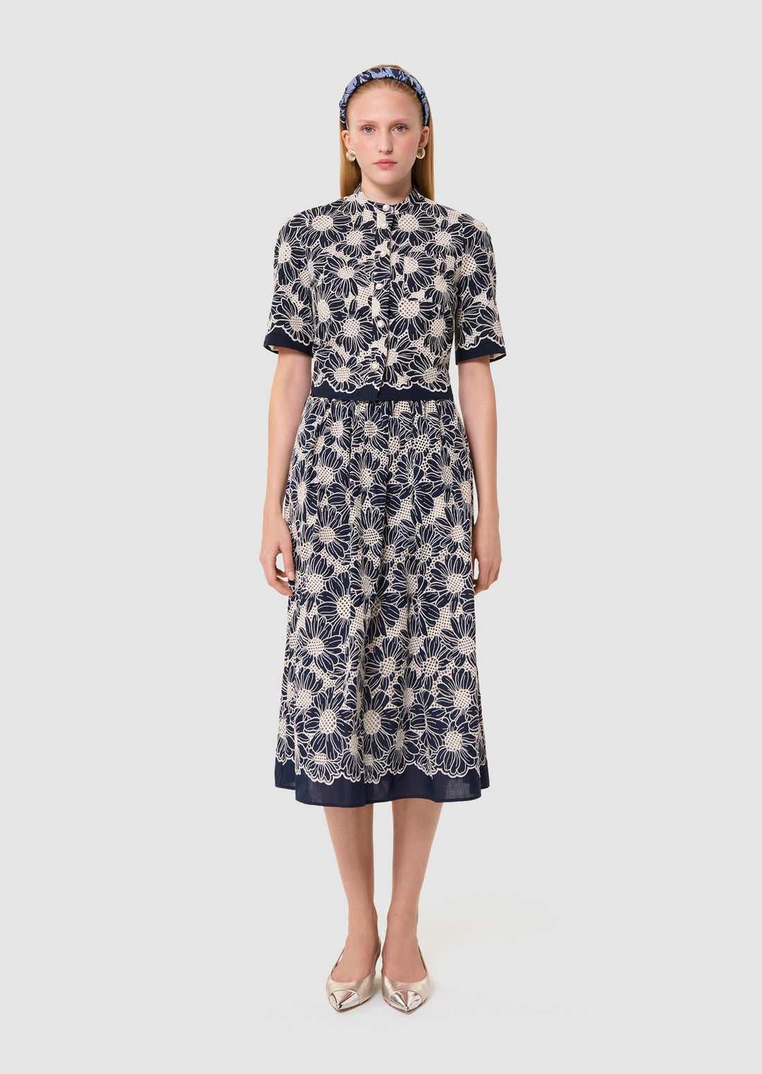 Calista Navy  Shirt