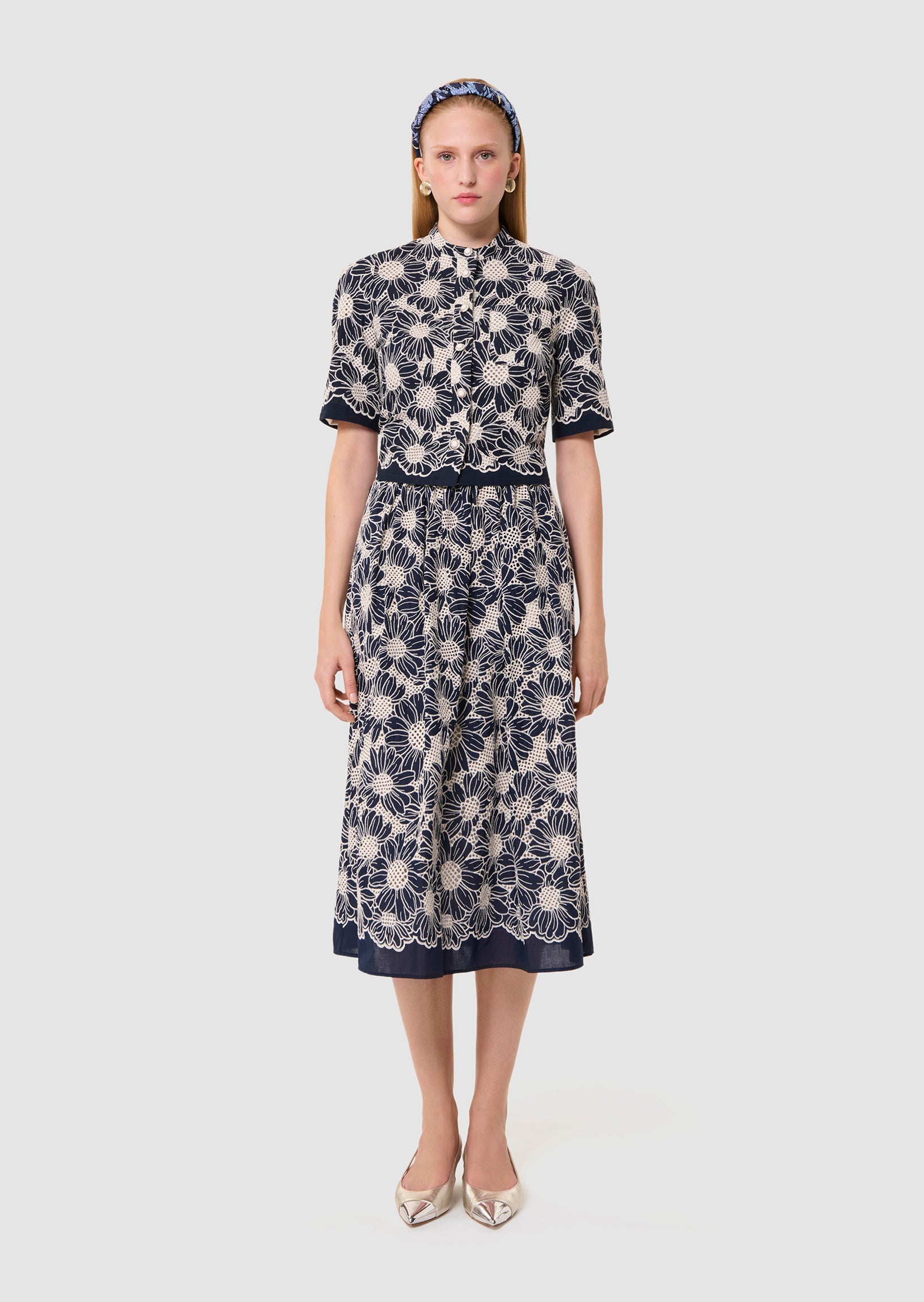 Calista Navy  Shirt