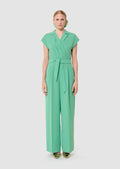 Charly green crepe suit