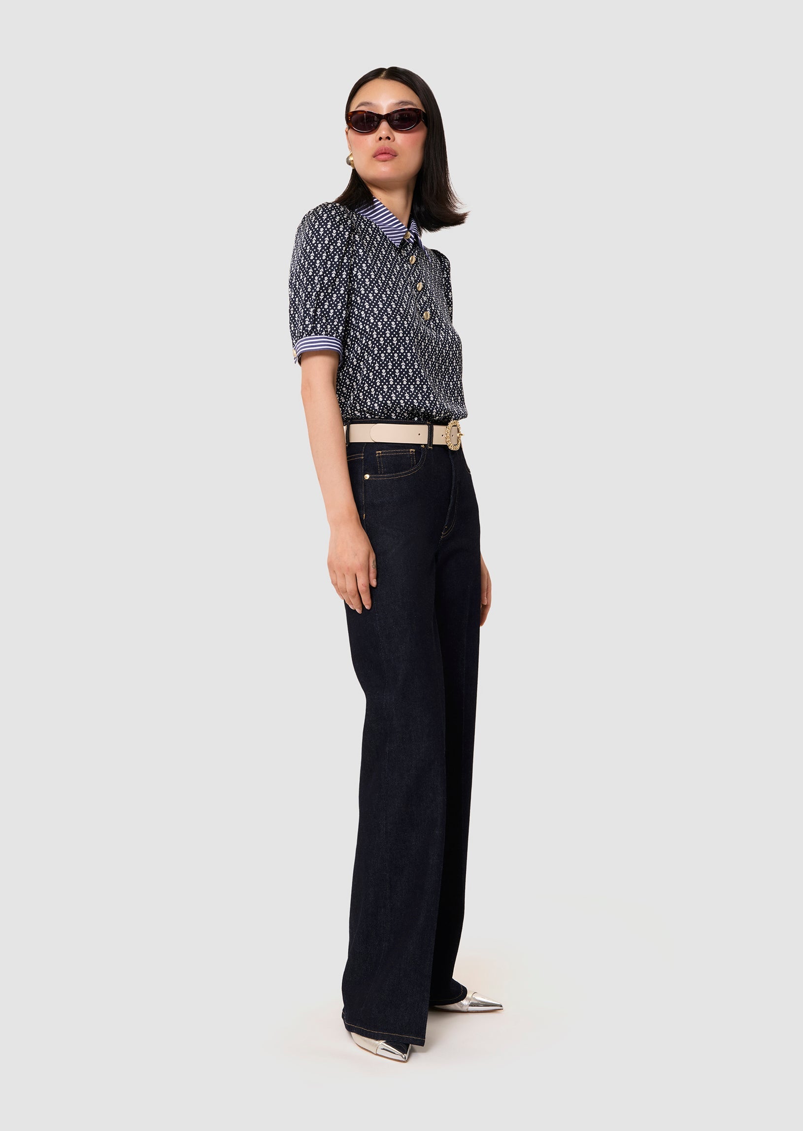 Jocelyn blue denim brut