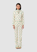 Poupee green heart print pants