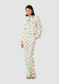 Poupee green heart print pants
