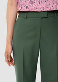 Poupee green tailored wool pants
