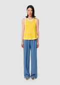 Prentiss yellow cotton top