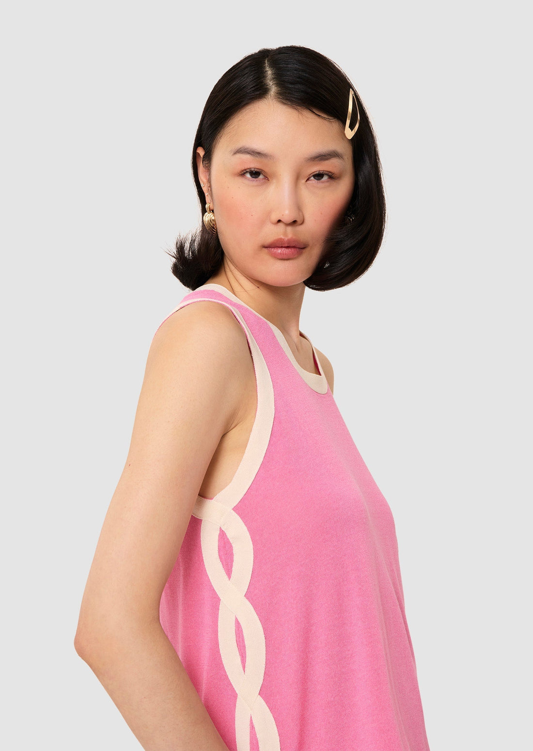 Prentiss pink cotton top Tara Jarmon