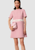 Royce pink double canvas dress