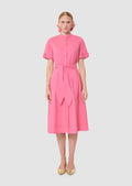 Ricochet pink poplin dress