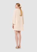Raonie ecru crepe dress