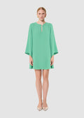 Raonie green crepe dress
