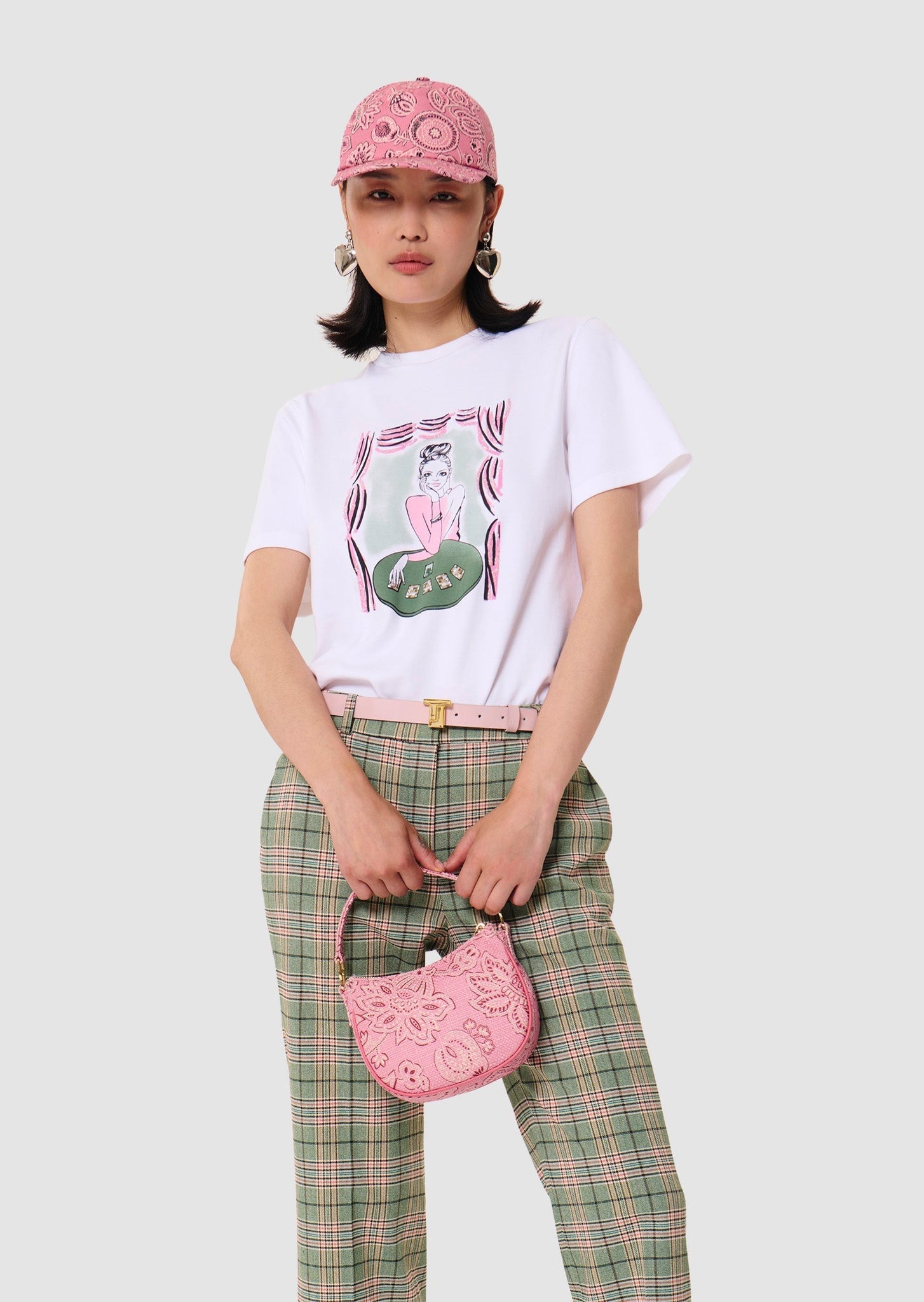 Taraluckylove white jersey t-shirt -  Tara Jarmon Lebanon