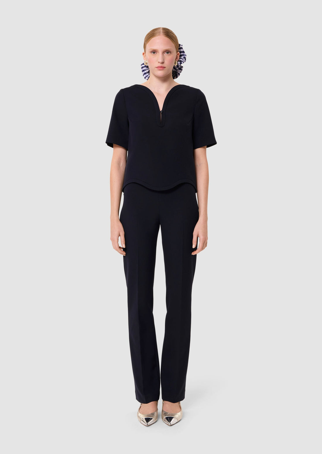 Tilma Navy  Blouse
