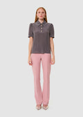 Tonino grey mini hearts print top - Tara Jarmon Lebanon