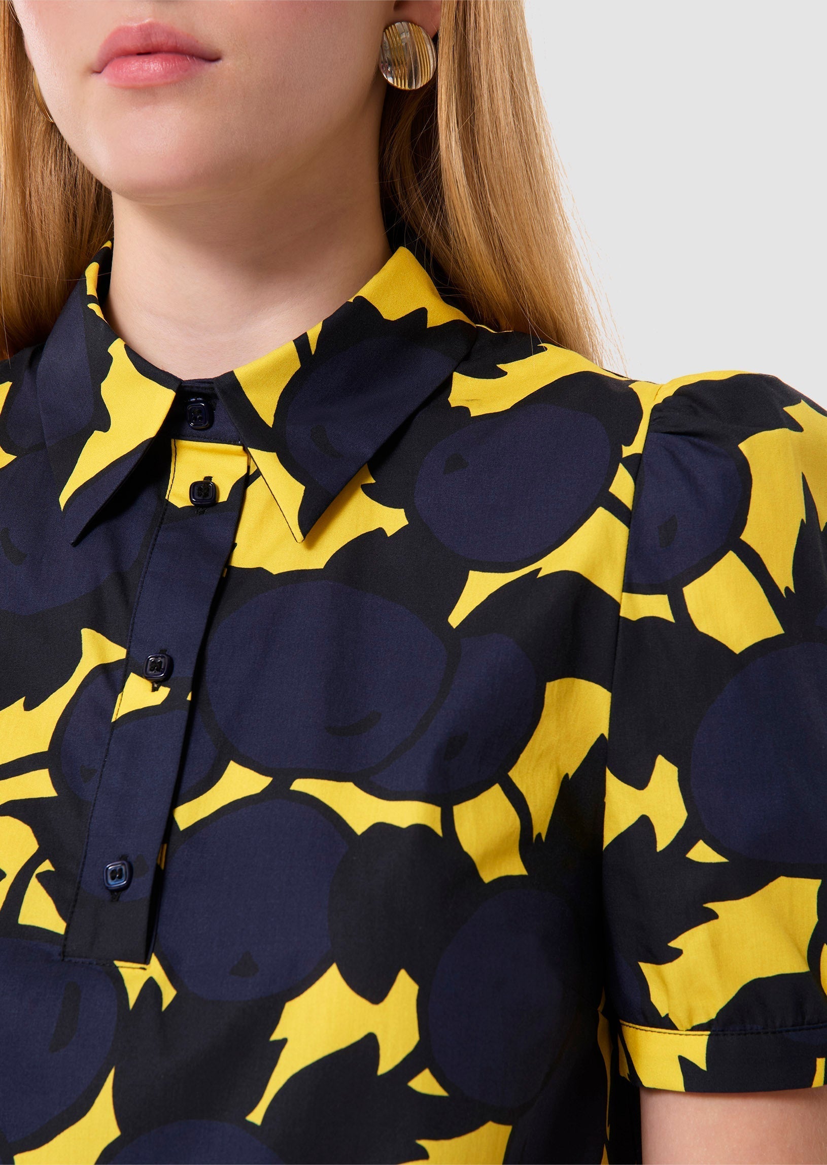 Titouan yellow "cherries" print top - Tara Jarmon Lebanon