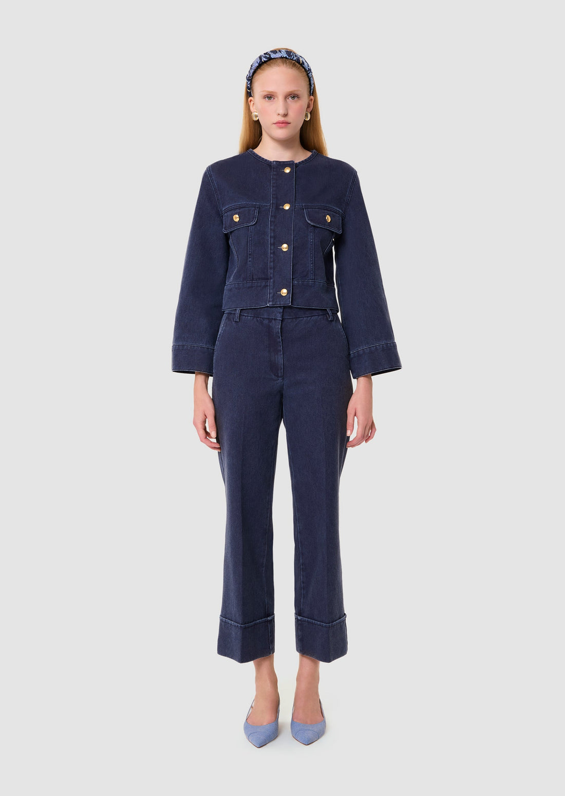 Vick blue dark denim jacket Tara Jarmon