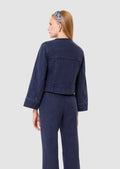 Vick blue dark denim jacket