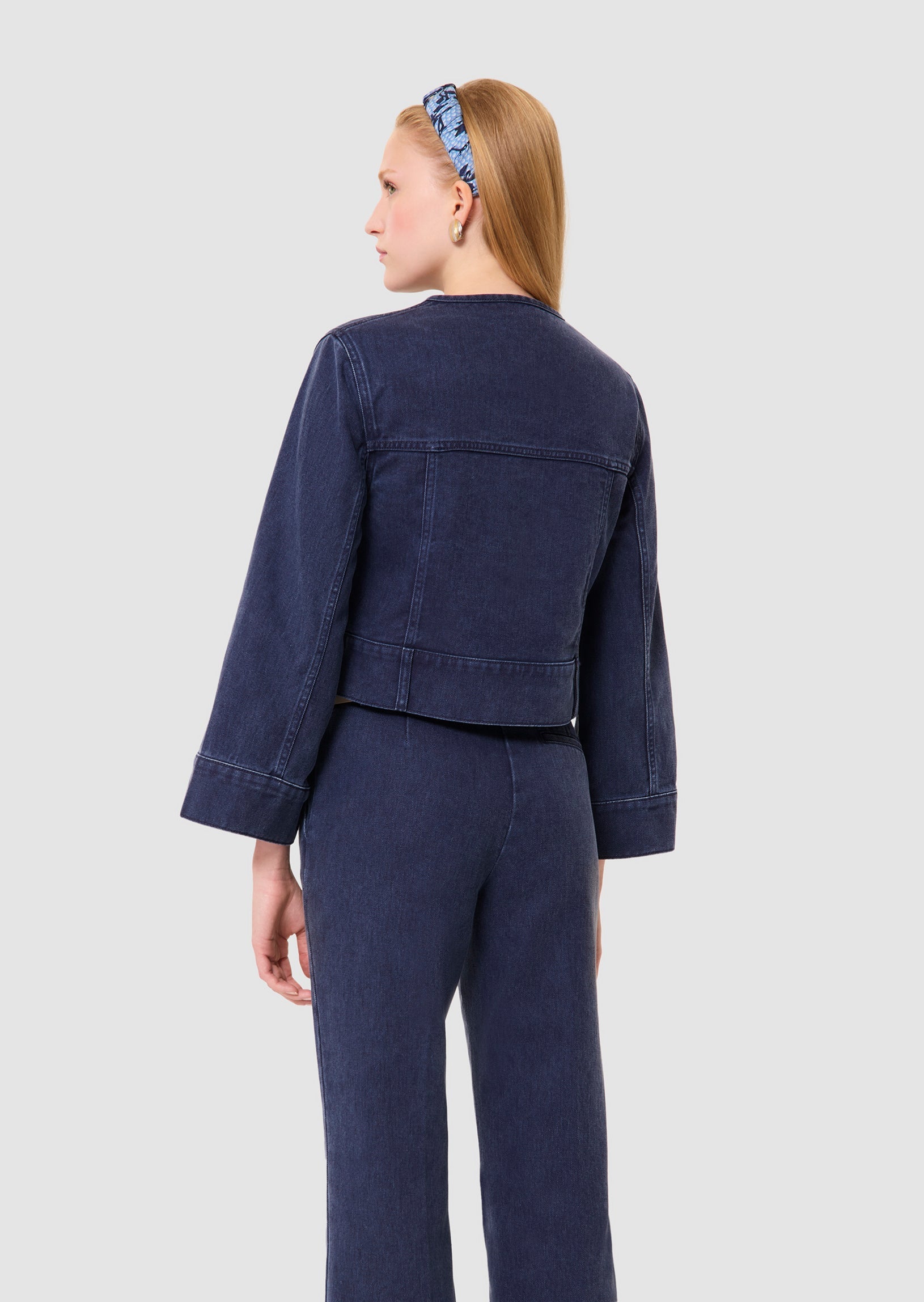Vick blue dark denim jacket