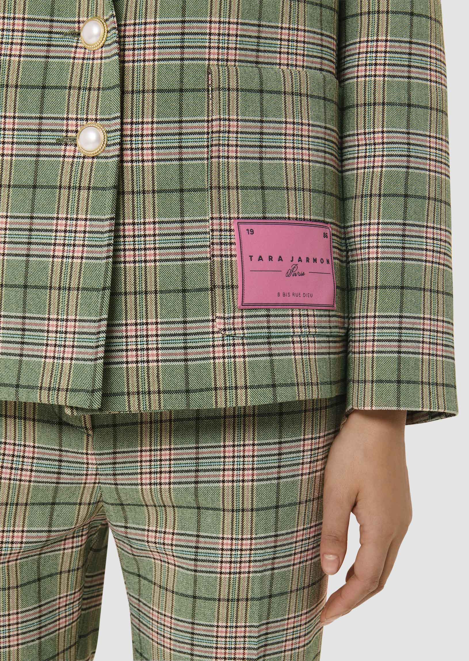 Valy green tartan jacket