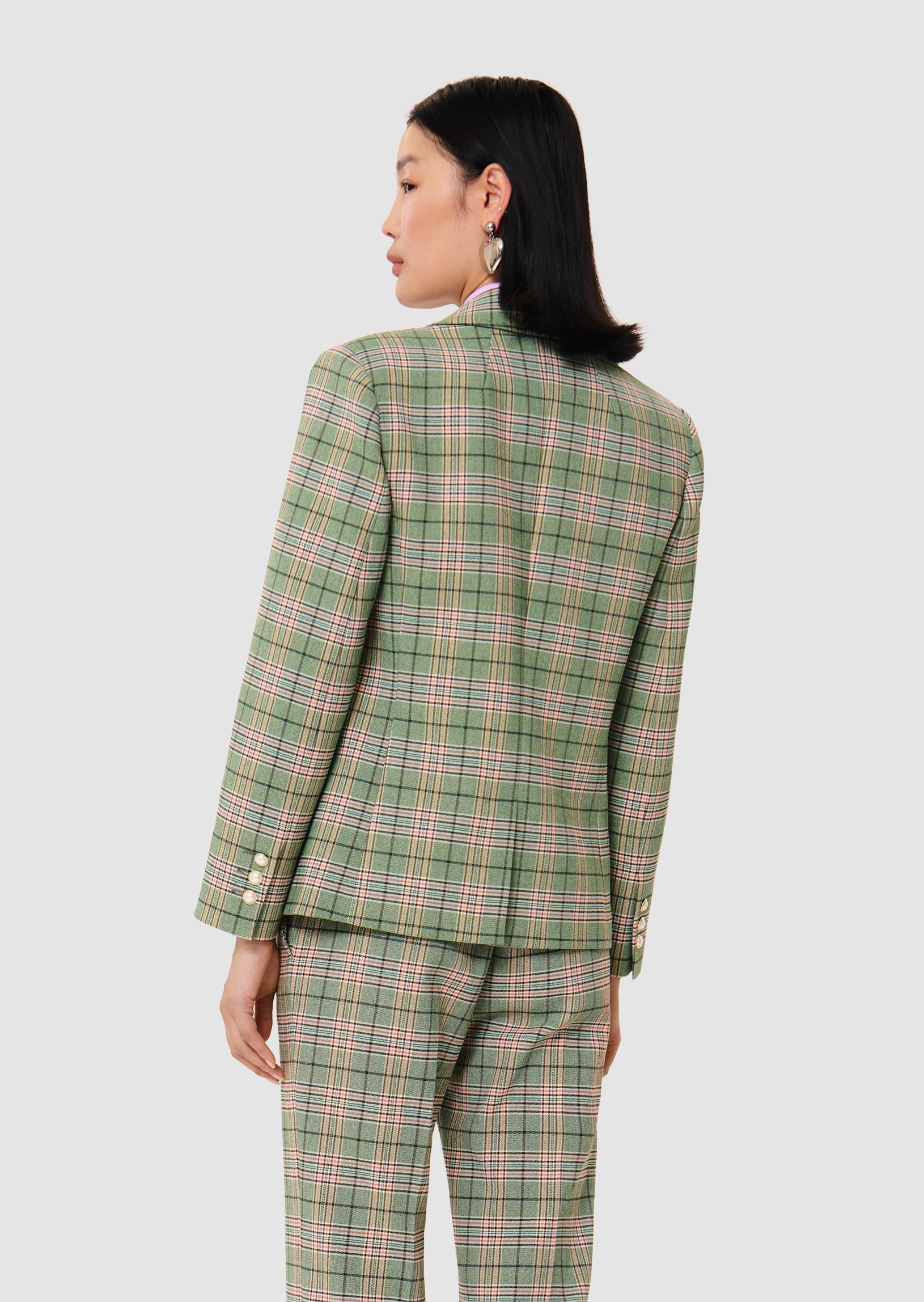 Valy green tartan jacket