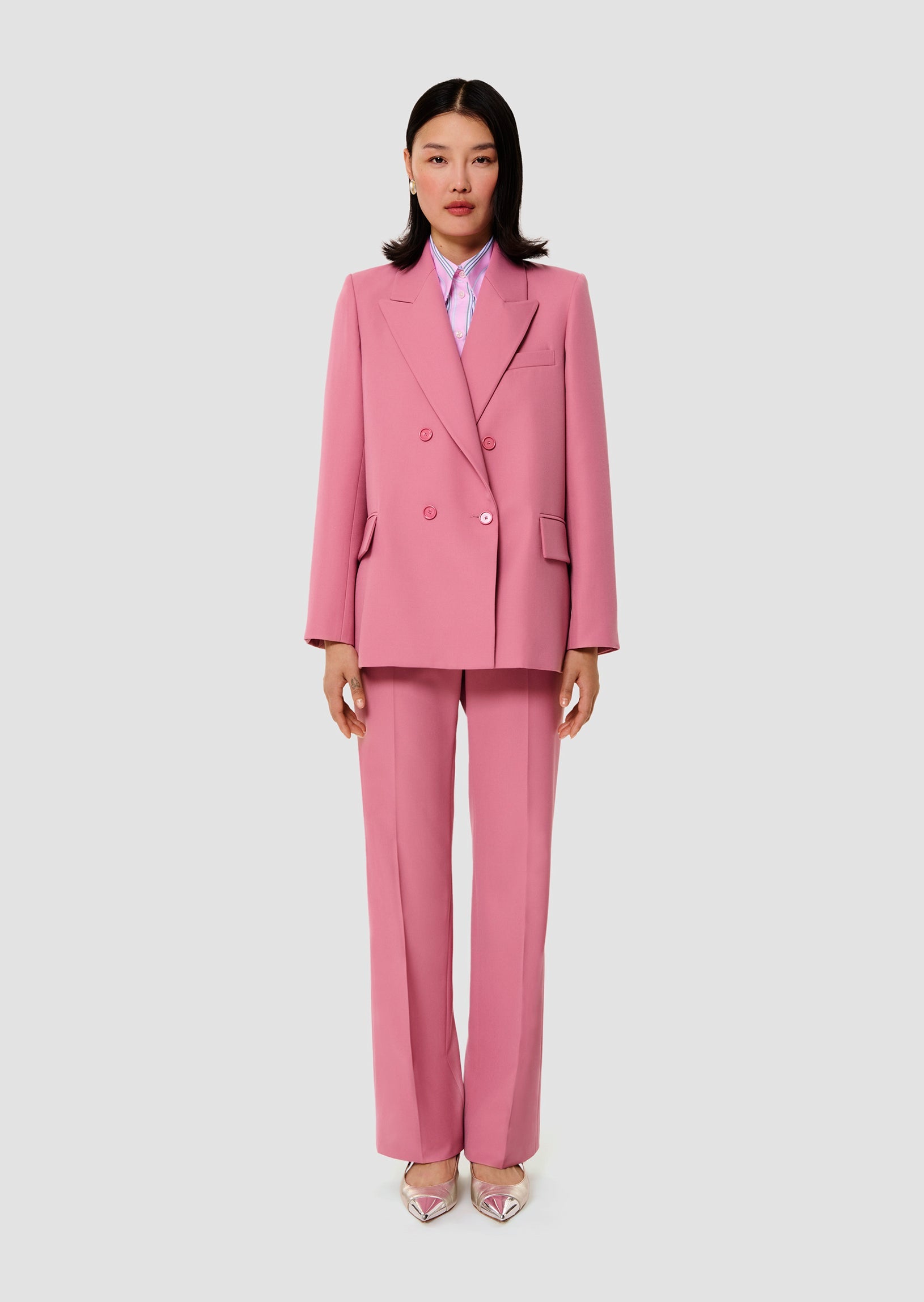 Valson pink tailored wool jacket