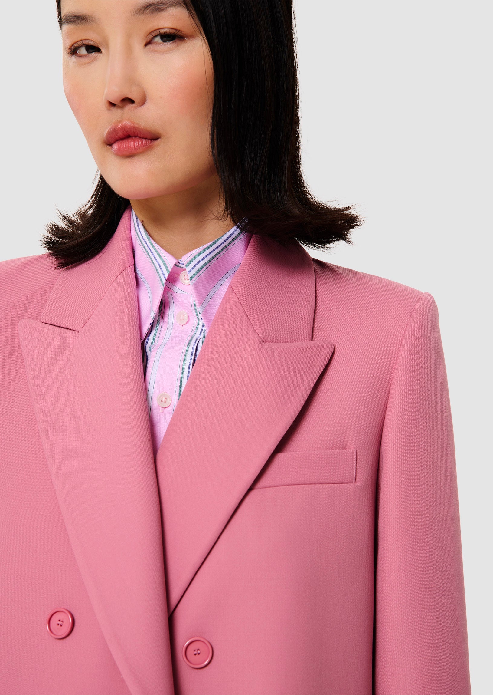Valson pink tailored wool jacket