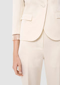 Valensole ecru satin linen jacket