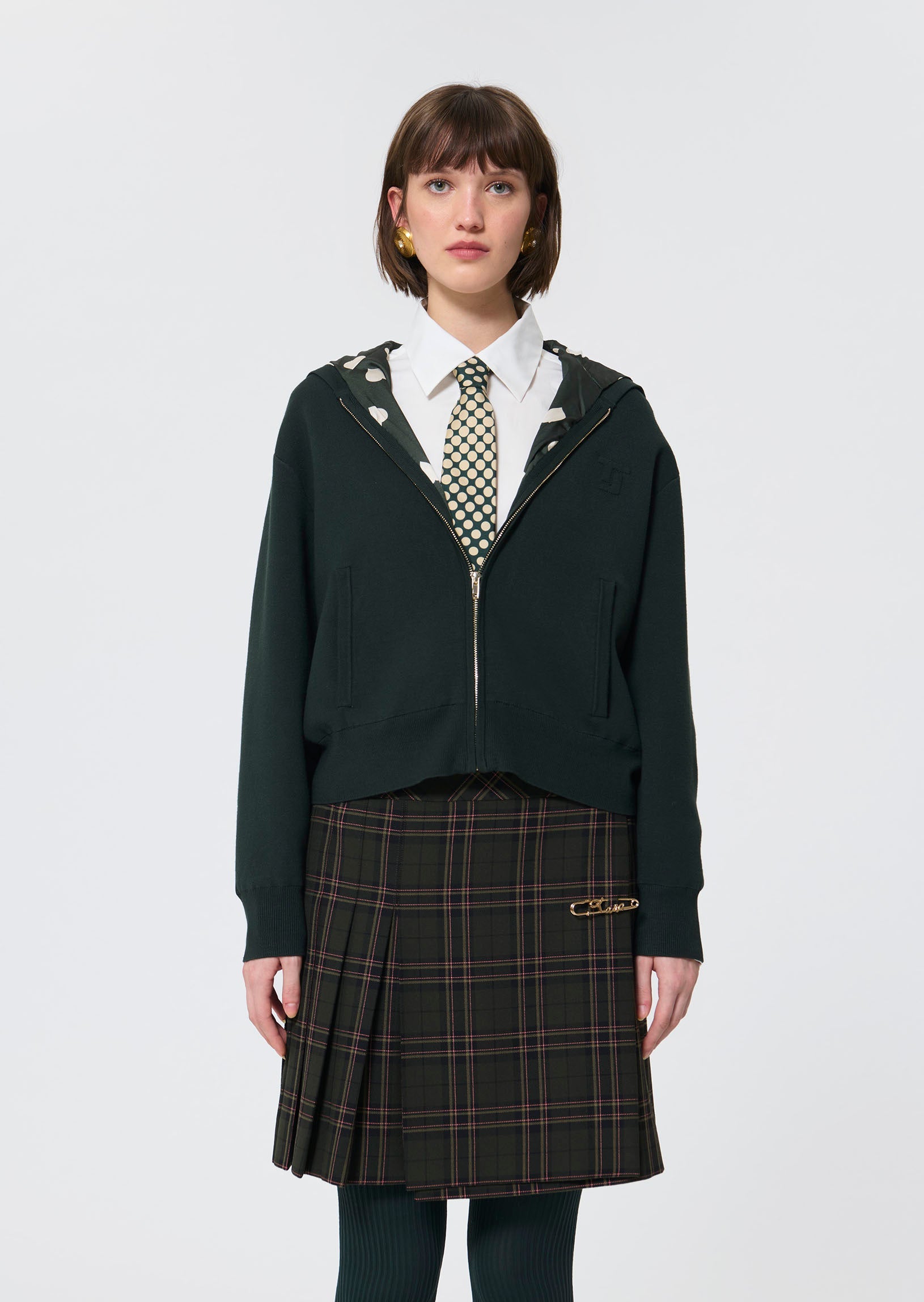 Gianni Green Cardigan Tara Jarmon