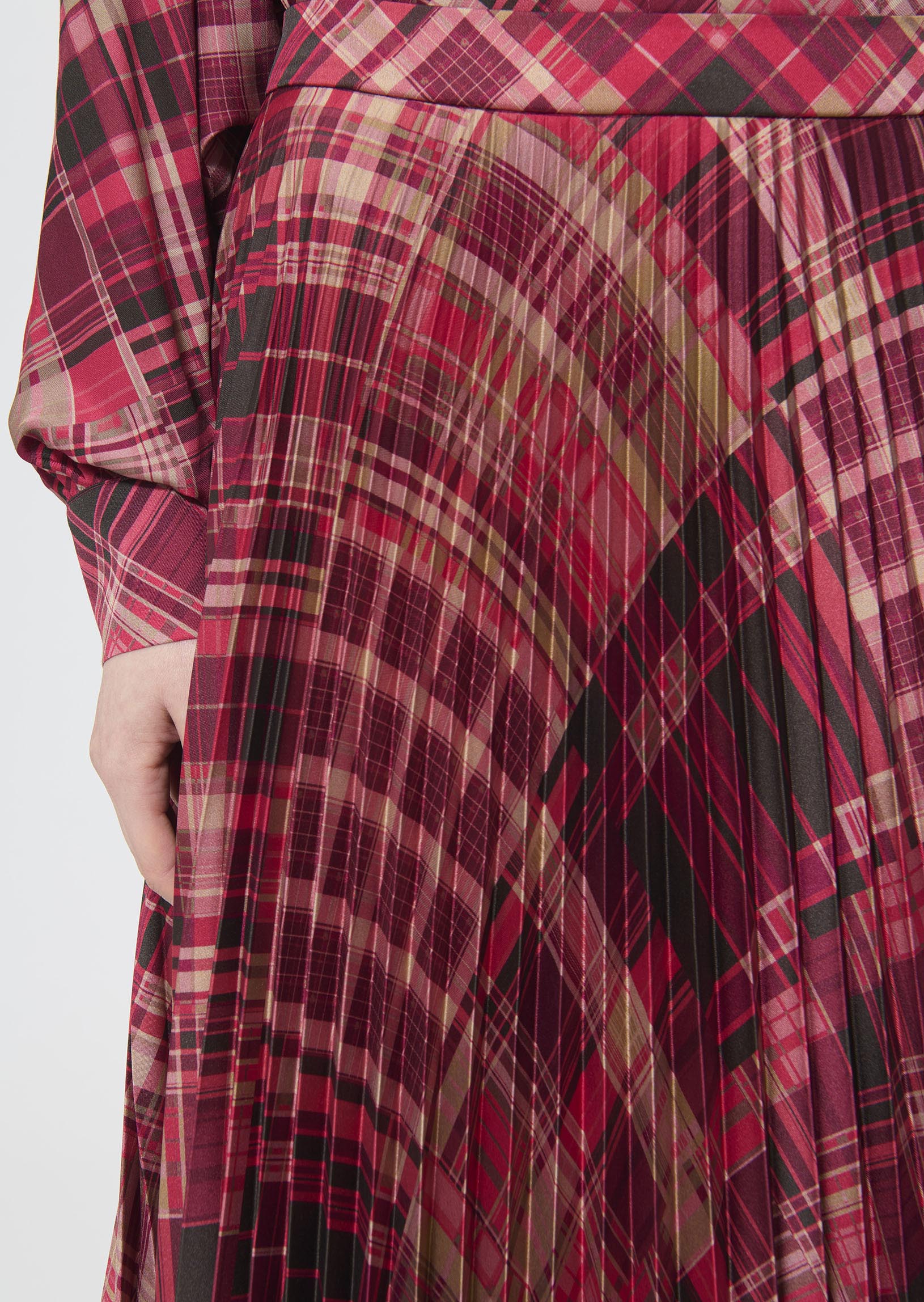 Juline  raspberry skirt Tara Jarmon