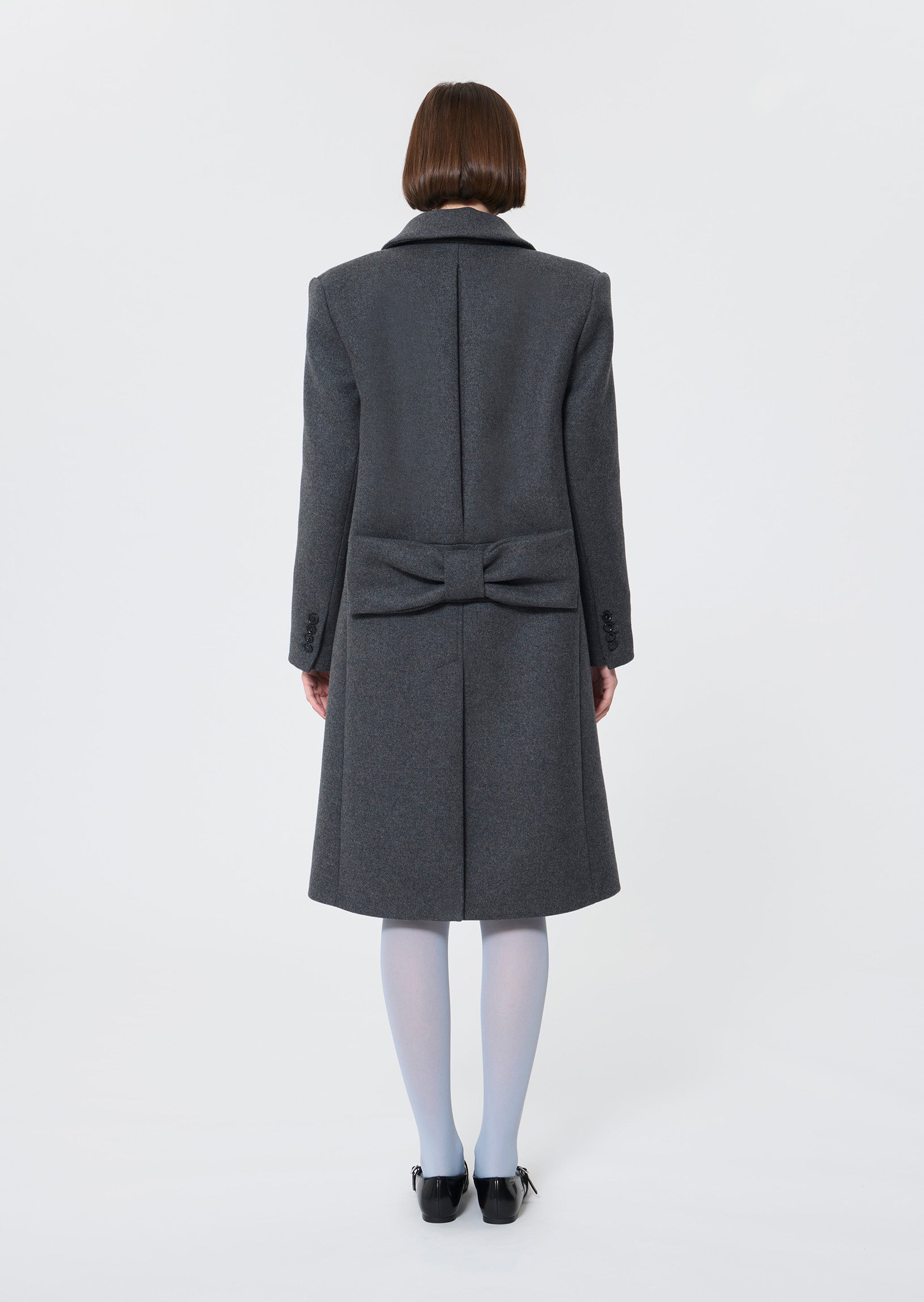 Manola  grey woollen cloth coat Tara Jarmon