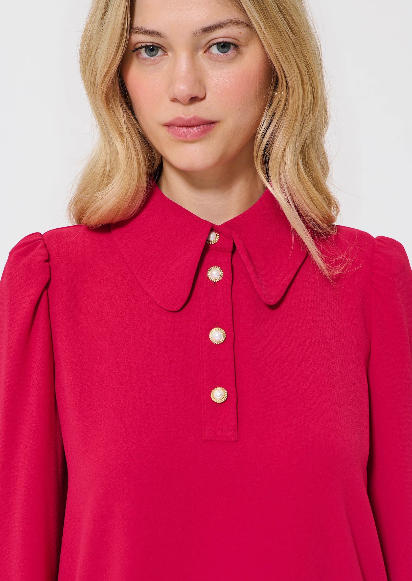 Tonio  garnet top Tara Jarmon