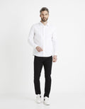 Varegu White Long Sleeves Shirt Celio