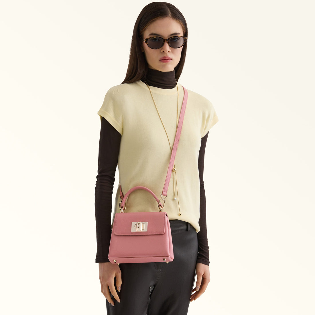 Furla 1927 Mini Top Handle in Pink - Bags 