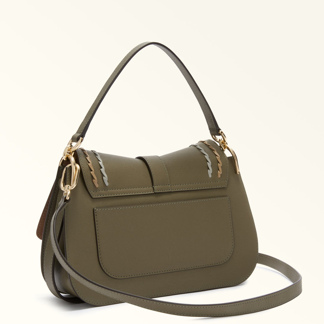 Top Handle Fow-Furla Flow Toni Sage