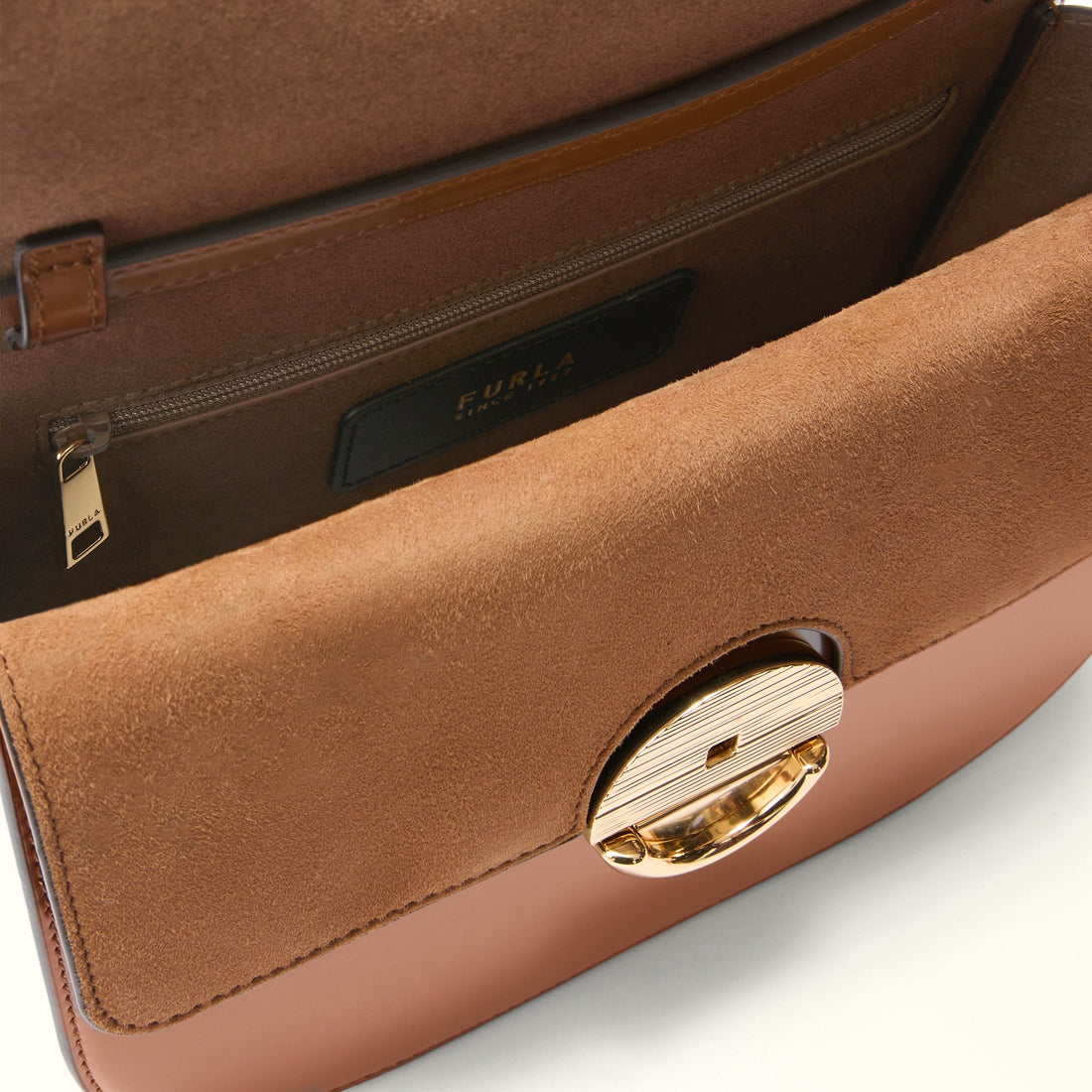 FURLA SFERA CROSSBODY 03B00-COGNAC h