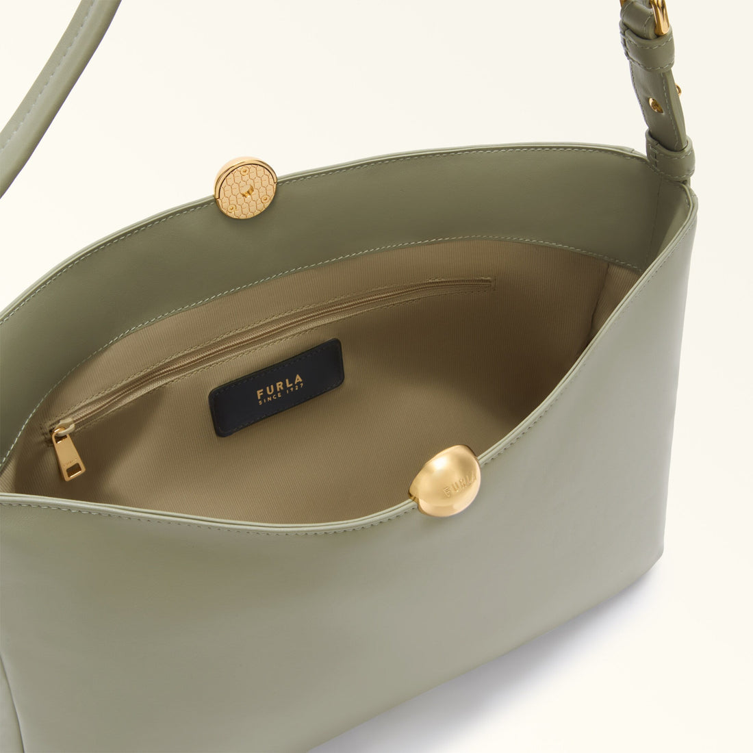 FURLA SFERA SOFT SHOULDER BAG AGAVE b
