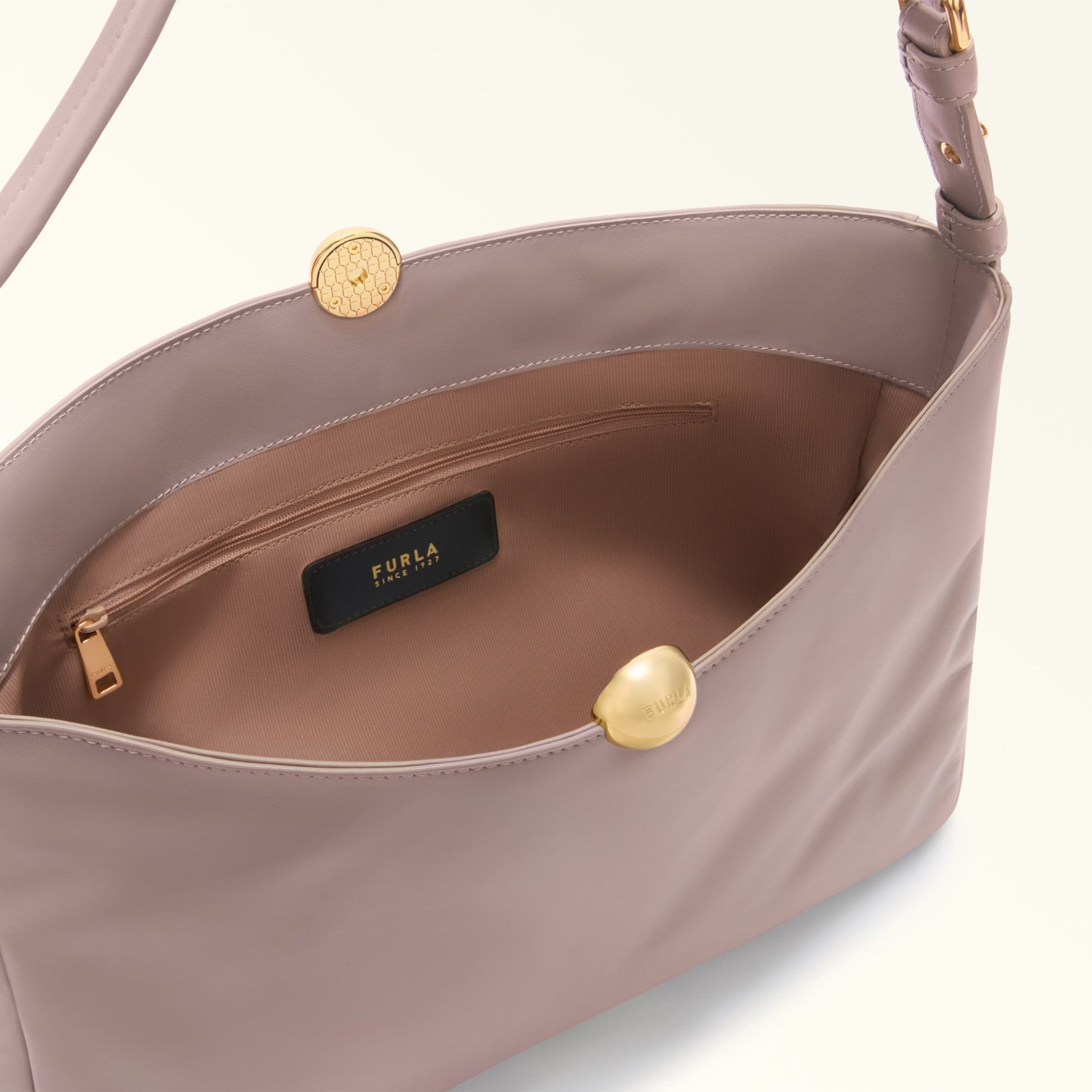 Furla Sfera Soft Shoulder Bag Mauve Furla