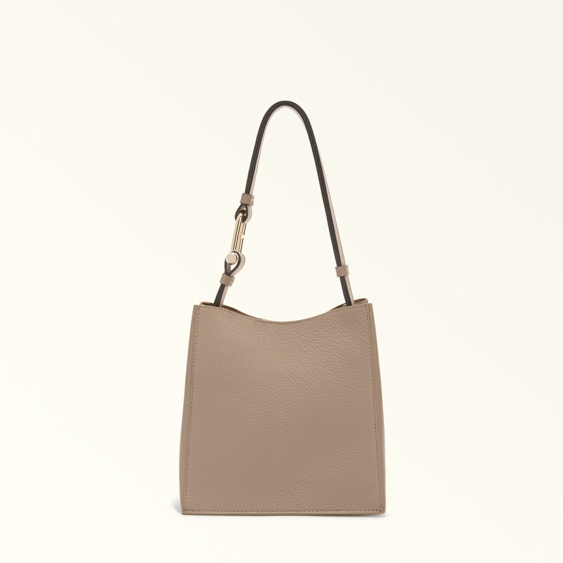 FURLA NUVOLA BUCKET BAG STUCCO GRAY