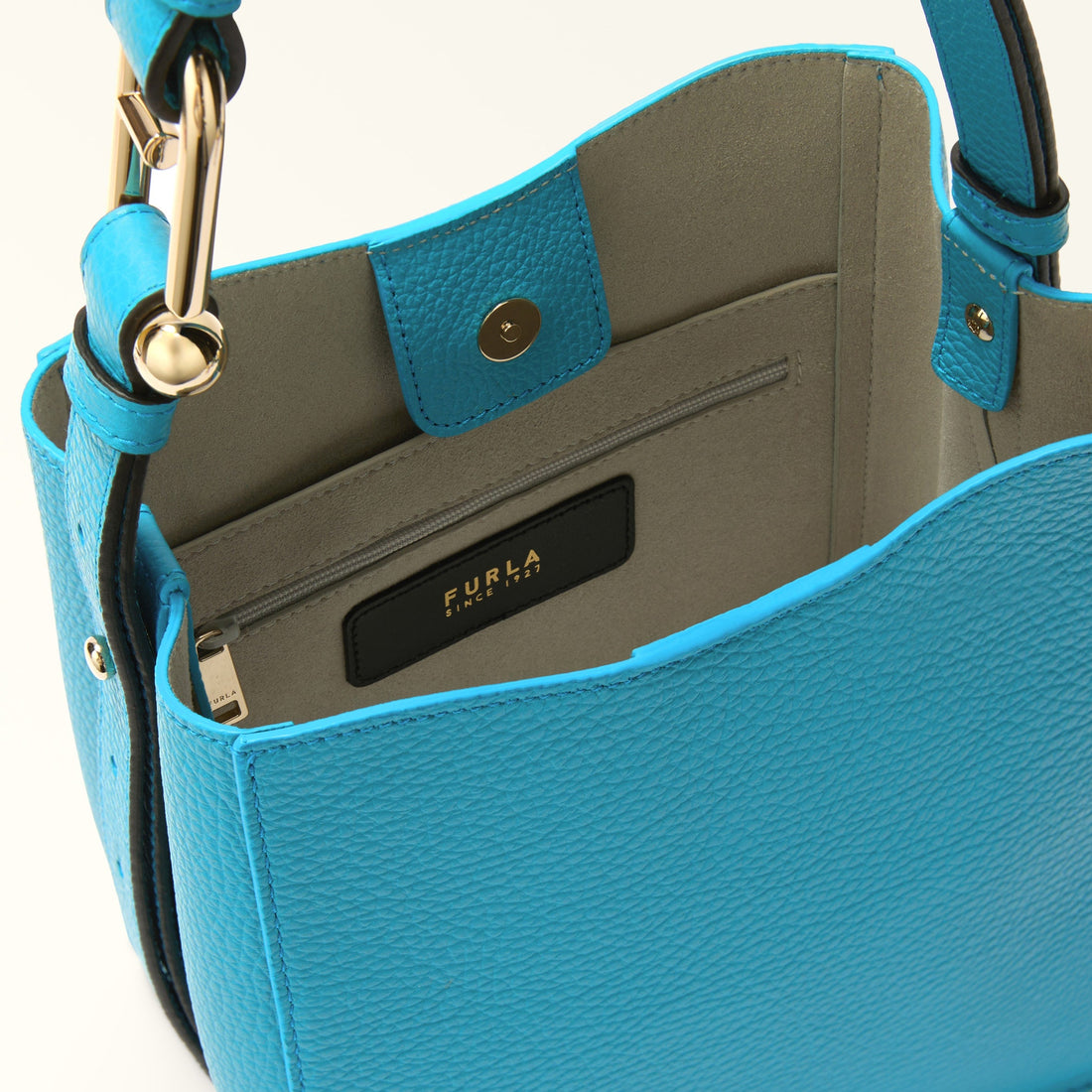 FURLA NUVOLA BUCKET BAG TURCHESE a