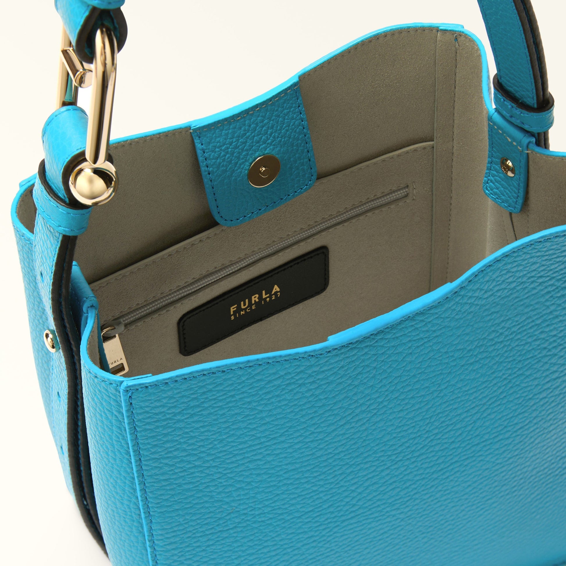 FURLA NUVOLA BUCKET BAG TURCHESE a
