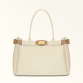 FURLA IRIS TOTE BAG AVORIO+DESERTO