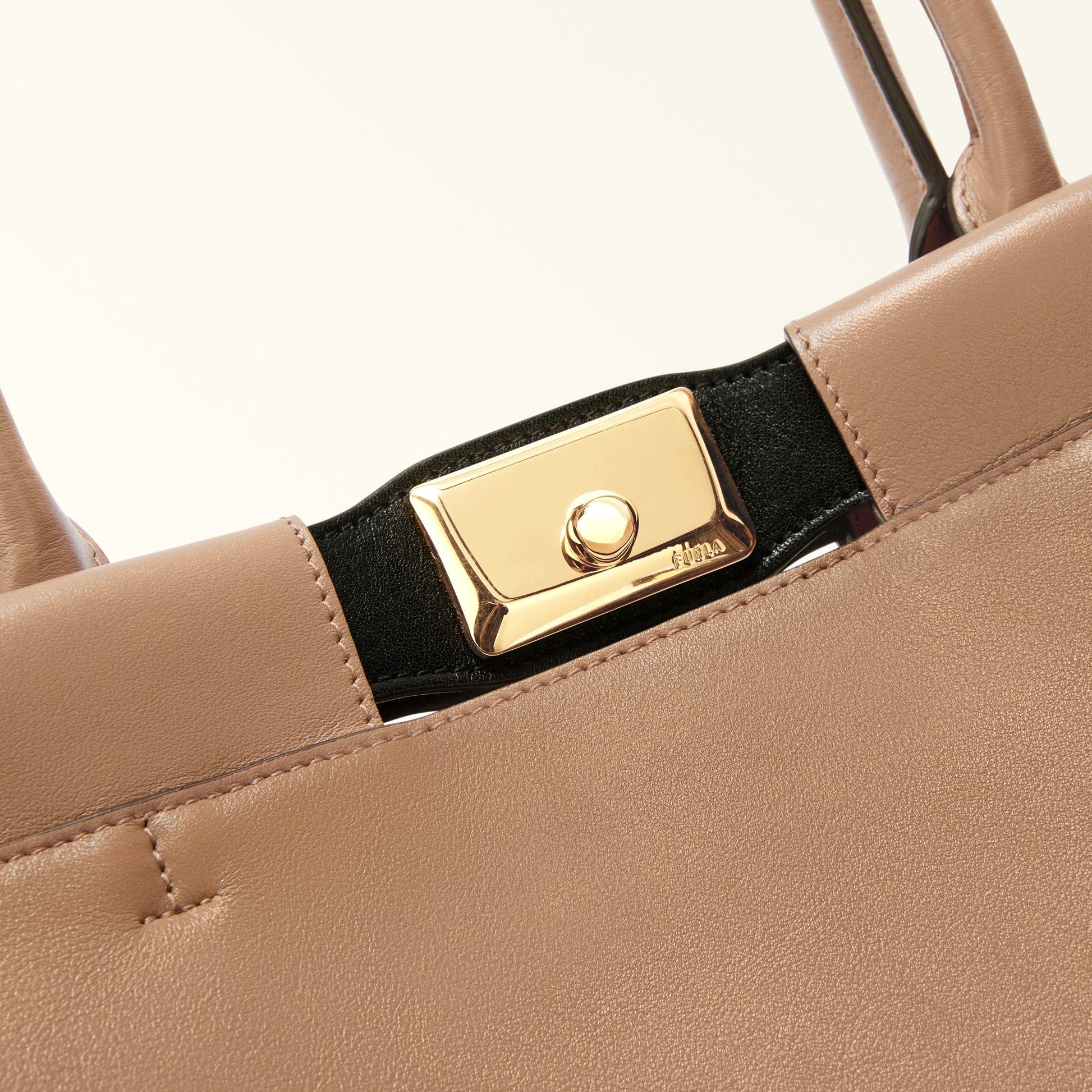 Furla Iris Tote Bag Deserto+Nero Furla